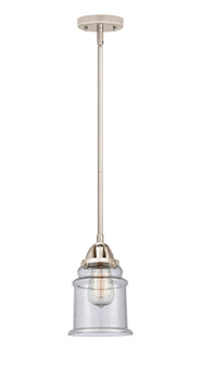 Nouveau 2 LED Mini Pendant in Polished Nickel (405|288-1S-PN-G184-LED)
