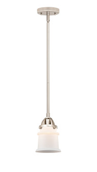 Nouveau 2 LED Mini Pendant in Polished Nickel (405|288-1S-PN-G181S-LED)