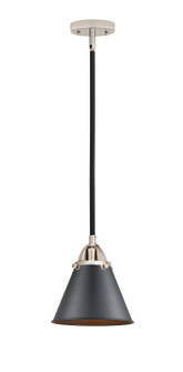 Nouveau 2 One Light Mini Pendant in Black Polished Nickel (405|288-1S-BPN-M13-BK)