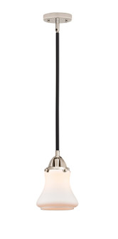 Nouveau 2 LED Mini Pendant in Black Polished Nickel (405|288-1S-BPN-G191-LED)