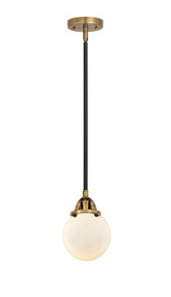 Nouveau 2 One Light Mini Pendant in Black Antique Brass (405|288-1S-BAB-G201-6)