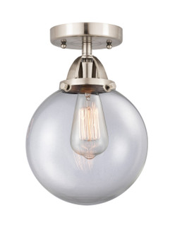 Nouveau 2 LED Semi-Flush Mount in Brushed Satin Nickel (405|288-1C-SN-G202-8-LED)