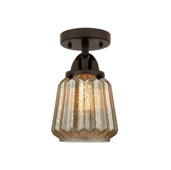 Nouveau 2 LED Semi-Flush Mount in Oil Rubbed Bronze (405|288-1C-OB-G146-LED)