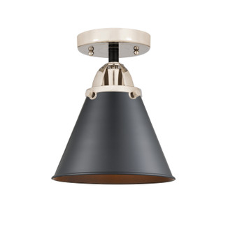 Nouveau 2 One Light Semi-Flush Mount in Black Polished Nickel (405|288-1C-BPN-M13-BK)