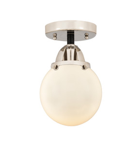 Nouveau 2 One Light Semi-Flush Mount in Black Polished Nickel (405|288-1C-BPN-G201-6)