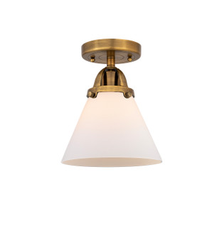 Nouveau 2 One Light Semi-Flush Mount in Brushed Brass (405|288-1C-BB-G41)