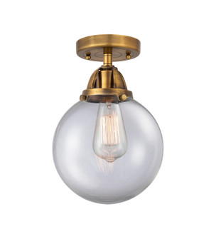 Nouveau 2 LED Semi-Flush Mount in Brushed Brass (405|288-1C-BB-G202-8-LED)