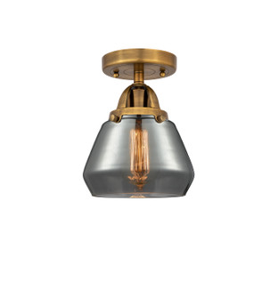 Nouveau 2 One Light Semi-Flush Mount in Brushed Brass (405|288-1C-BB-G173)