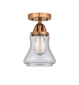 Nouveau 2 LED Semi-Flush Mount in Antique Copper (405|288-1C-AC-G194-LED)