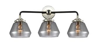 Nouveau Three Light Bath Vanity in Black Polished Nickel (405|284-3W-BPN-G173)