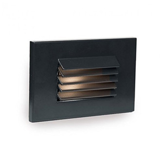 4051 LED Step and Wall Light in Black on Aluminum (34|4051-27BK)