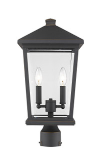 Beacon Two Light Outdoor Post Mount in Oil Rubbed Bronze (224|568PHBR-ORB)