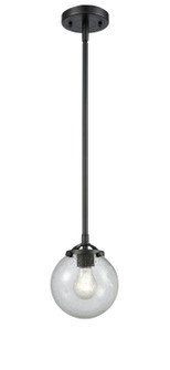 Nouveau One Light Mini Pendant in Oil Rubbed Bronze (405|284-1S-OB-G204-6)