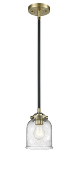 Nouveau LED Mini Pendant in Black Antique Brass (405|284-1S-BAB-G54-LED)