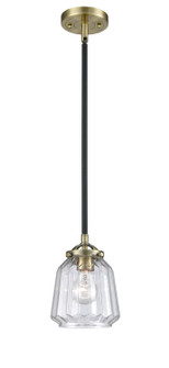 Nouveau One Light Mini Pendant in Black Antique Brass (405|284-1S-BAB-G142)