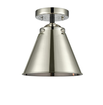 Nouveau One Light Semi-Flush Mount in Black Polished Nickel (405|284-1C-BPN-M13-PN)