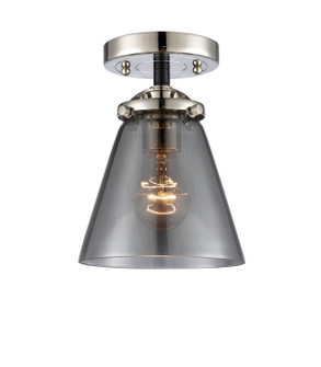 Nouveau One Light Semi-Flush Mount in Black Polished Nickel (405|284-1C-BPN-G63)