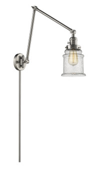 Franklin Restoration LED Swing Arm Lamp in Brushed Satin Nickel (405|238-SN-G184-LED)