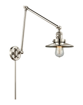 Franklin Restoration LED Swing Arm Lamp in Polished Nickel (405|238-PN-M1-LED)