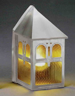 Outdoor Brushed Nickel One Light Wall Mount in Brushed Nickel (223|V9735-33)