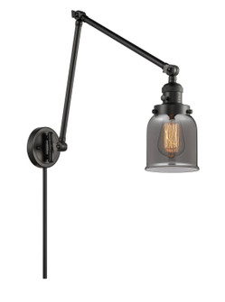 Franklin Restoration One Light Swing Arm Lamp in Matte Black (405|238-BK-G53)