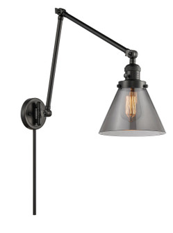Franklin Restoration LED Swing Arm Lamp in Matte Black (405|238-BK-G43-LED)
