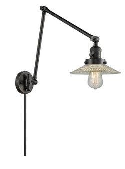 Franklin Restoration One Light Swing Arm Lamp in Matte Black (405|238-BK-G2)