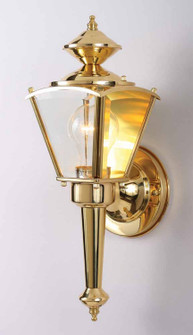 Outdoor Polished Brass One Light Outdoor Wall Sconce in Polished Brass (223|V9510-2)