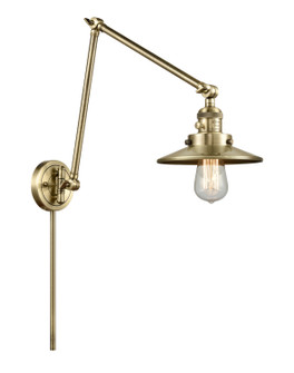Franklin Restoration LED Swing Arm Lamp in Antique Brass (405|238-AB-M4-LED)