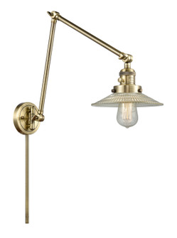 Franklin Restoration One Light Swing Arm Lamp in Antique Brass (405|238-AB-G2)