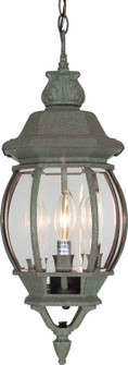 Outdoor Molttled Verde Green Three Light Outdoor Fixture in Molttled Verde Green (223|V8762-24)