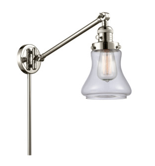 Franklin Restoration One Light Swing Arm Lamp in Polished Nickel (405|237-PN-G192)