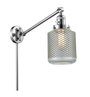 Franklin Restoration One Light Swing Arm Lamp in Polished Chrome (405|237-PC-G262)