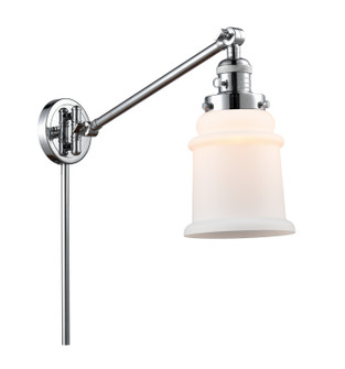 Franklin Restoration One Light Swing Arm Lamp in Polished Chrome (405|237-PC-G181)