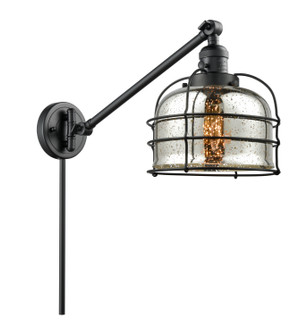 Franklin Restoration One Light Swing Arm Lamp in Matte Black (405|237-BK-G78-CE)