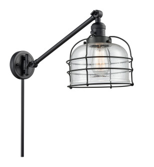 Franklin Restoration One Light Swing Arm Lamp in Matte Black (405|237-BK-G74-CE)