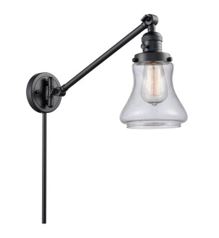 Franklin Restoration One Light Swing Arm Lamp in Matte Black (405|237-BK-G194)