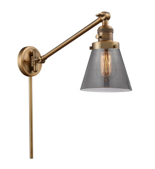 Franklin Restoration One Light Swing Arm Lamp in Brushed Brass (405|237-BB-G63)