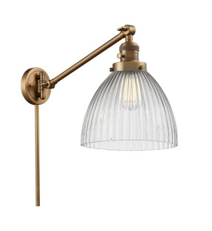 Franklin Restoration One Light Swing Arm Lamp in Brushed Brass (405|237-BB-G222)