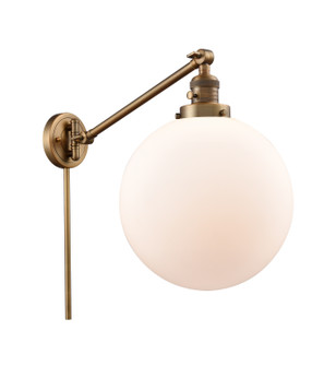 Franklin Restoration LED Swing Arm Lamp in Brushed Brass (405|237-BB-G201-12-LED)