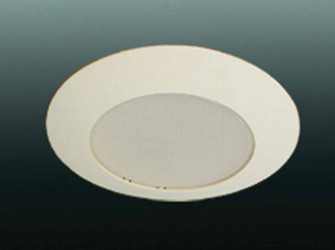 Recessed 8” outside diameter Recessed Albalite Shower Trim. in White (223|V8015-6)