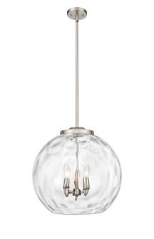 Ballston Three Light Pendant in Brushed Satin Nickel (405|221-3S-SN-G1215-18)