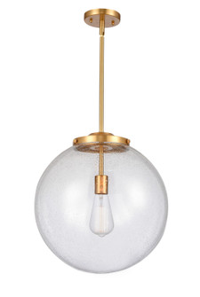 Franklin Restoration LED Pendant in Satin Gold (405|221-1S-SG-G204-16-LED)
