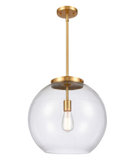 Ballston LED Pendant in Satin Gold (405|221-1S-SG-G122-16-LED)