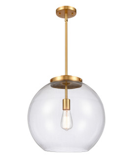 Ballston One Light Pendant in Satin Gold (405|221-1S-SG-G122-16)