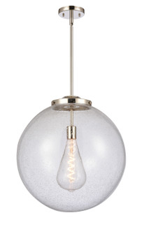 Franklin Restoration One Light Pendant in Polished Nickel (405|221-1S-PN-G204-18)