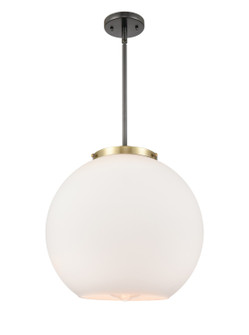 Ballston LED Pendant in Black Antique Brass (405|221-1S-BAB-G121-16-LED)