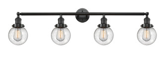 Franklin Restoration Four Light Bath Vanity in Oil Rubbed Bronze (405|215-OB-G204-6)