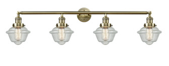 Franklin Restoration Four Light Bath Vanity in Antique Brass (405|215-AB-G534)