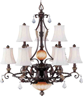 Andalusia Nine Light Chandelier in Vintage Bronze (223|V3519-73)